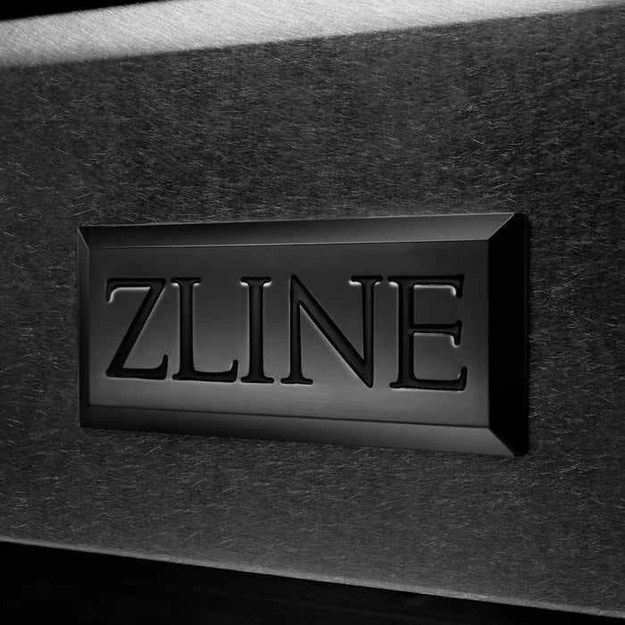 ZLINE 36" Paramount Dual Fuel Range DuoPro™ Cooktop, Electric Convection Oven, Black Satin Stainless Steel PSDRBSZ-36-CB09K