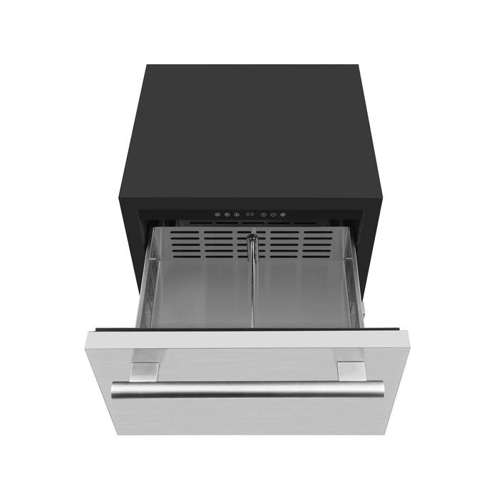 FORNO Cosenza 24" Built-In Indoor/Outdoor Drawer Freezer FDRBI1838-24S