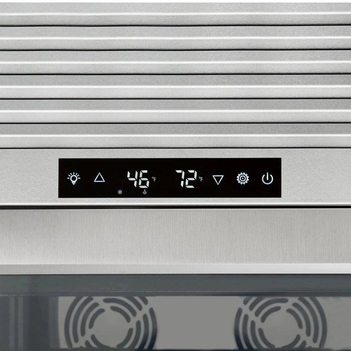 FORNO Abruzzo 48" 102 Bottle Dual Zone Wine Cooler FWCDR6610-48S