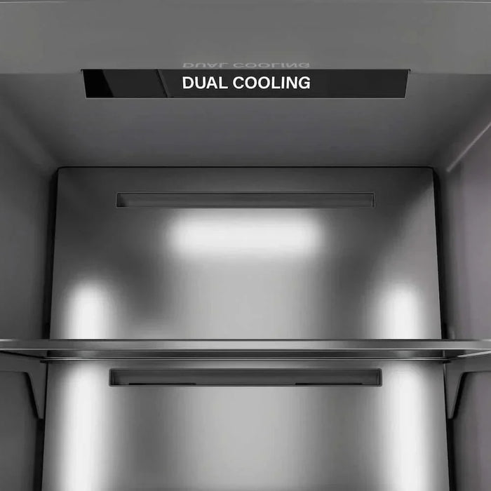 ZLINE 24" Panel Ready Column Refrigerator, Graphite Gray Interior Matte Black RBCRVZ-24-MB09K