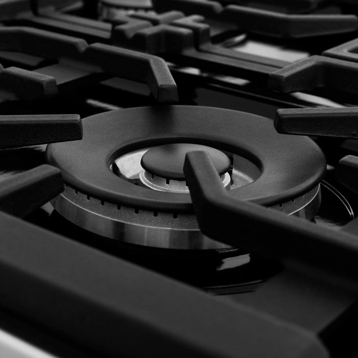 DISCONTINUED-ZLINE 24" Professional Dual Fuel Range, Black Matte door, RA-BLM-24 - Farmhouse Kitchen and Bath