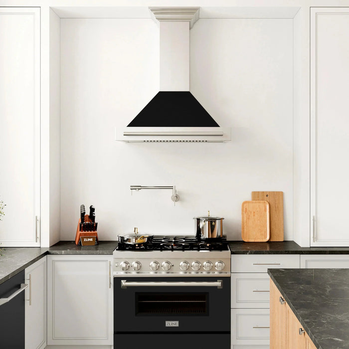 ZLINE 36" Stainless Range Hood Shell, Stainless Handle KB4STX-BLM-3609K