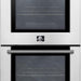 Forno Villarosa 30" Convection Double Electric Wall Oven, Stainless Steel, FBOEL1365-30 Forno