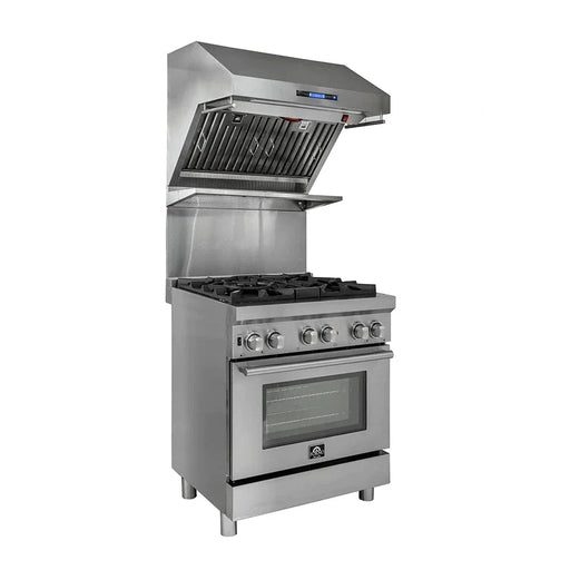 Forno Savona - 30" Wall Mount Range Hood & Back Splash FRHWM5029-30HB Forno