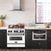ZLINE 30" Autograph Edition, 4.0 cu. ft. Gas Range, RGZ-WM-30-MB - Farmhouse Kitchen and Bath
