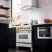 ZLINE 36" Autograph Edition Gas Range, Gold Accents, RGZ-36-G - Farmhouse Kitchen and Bath