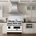 ZLINE 48" Autograph Gas Range, DuraSnow, White Door, RGSZ-WM-48-MB - Farmhouse Kitchen and Bath