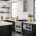 ZLINE 30" Autograph Edition, Gas Range, Gas Oven White Door, RGZ-30-CB - Farmhouse Kitchen and Bath