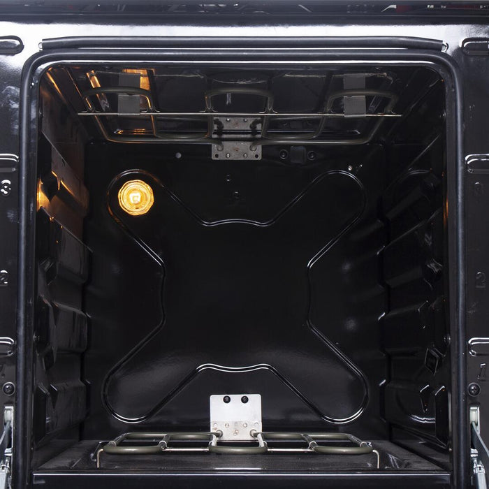 Forno 20 - Inch Pallerano Electric Range with 4 Burners in Stainless Steel, FFSEL6052 - 20 - Farmhouse Kitchen and Bath