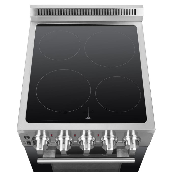 Forno 20 - Inch Pallerano Electric Range with 4 Burners in Stainless Steel, FFSEL6052 - 20 - Farmhouse Kitchen and Bath