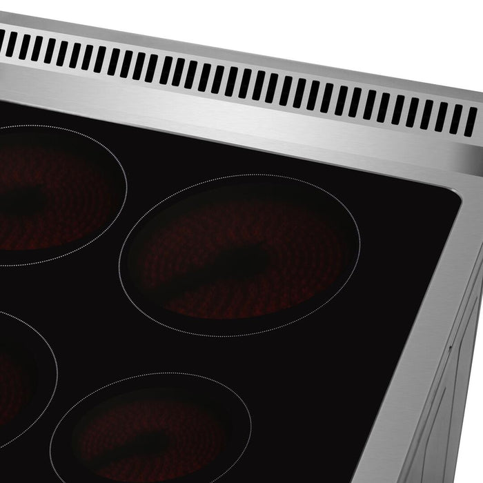 Forno 20 - Inch Pallerano Electric Range with 4 Burners in Stainless Steel, FFSEL6052 - 20 - Farmhouse Kitchen and Bath