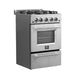 Forno 24" Gas Range, Stainless Steel, FFSGS6272 - 24 - Farmhouse Kitchen and Bath