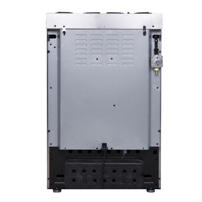 Forno 24" Gas Range, Stainless Steel, FFSGS6272 - 24 - Farmhouse Kitchen and Bath