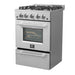 Forno 24" Gas Range, Stainless Steel, FFSGS6272 - 24 - Farmhouse Kitchen and Bath