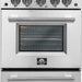 Forno 24" Gas Range, Stainless Steel, FFSGS6272 - 24 - Farmhouse Kitchen and Bath