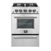 Forno 24" Gas Range, Stainless Steel, FFSGS6272 - 24 - Farmhouse Kitchen and Bath