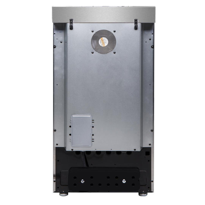 Forno 24 - Inch Pro - Style Electric Range with 4 Burners in Stainless Steel, FFSEL6069 - 24 - Farmhouse Kitchen and Bath