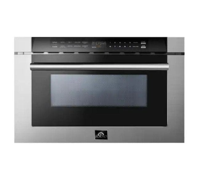 Forno 24" Microwave Drawer in Stainless Steel, FMWDR3000 - 24 - Farmhouse Kitchen and Bath