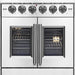 Forno Capriasca 30 in. French Door Freestanding All Gas Range, Stainless Steel, FFSGS6460 - 30 - Farmhouse Kitchen and Bath