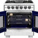 Forno Capriasca 30 in. French Door Freestanding All Gas Range, Stainless Steel, FFSGS6460 - 30 - Farmhouse Kitchen and Bath