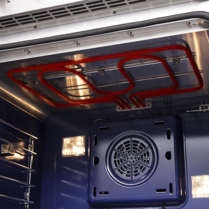 Forno Capriasca 30 in. French Door Freestanding Dual Fuel Range Gas Stove, Electric Oven, Stainless Steel, FFSGS6387 - 30 - Farmhouse Kitchen and Bath