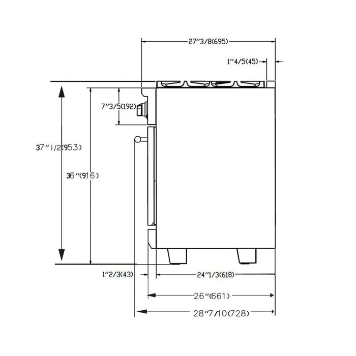 Forno Capriasca - 30 in. Professional Range with Gas Stove and Gas Oven, Stainless Steel FFSGS6260 - 30 - Farmhouse Kitchen and Bath