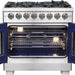 Forno Capriasca 36 in. French Door Freestanding Dual Fuel Range , Gas Stove, Electric Oven, Stainless Steel, FFSGS6387 - 36 - Farmhouse Kitchen and Bath