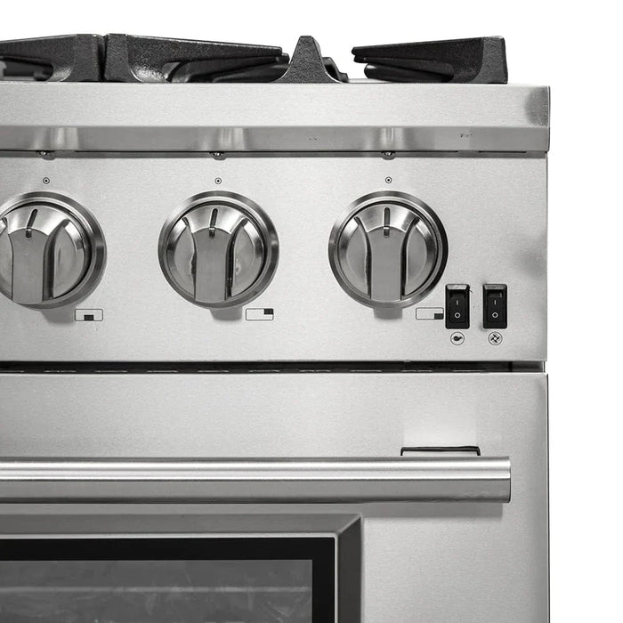 Forno Capriasca - 36 in. Professional Freestanding Range with Gas Stove and Gas Oven FFSGS6260 - 36 - Farmhouse Kitchen and Bath