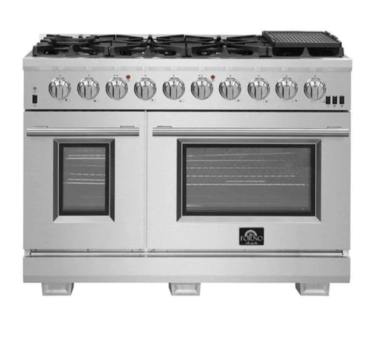 Forno Capriasca - 48 in. Professional Freestanding All Gas Range FFSGS6260 - 48 - Farmhouse Kitchen and Bath