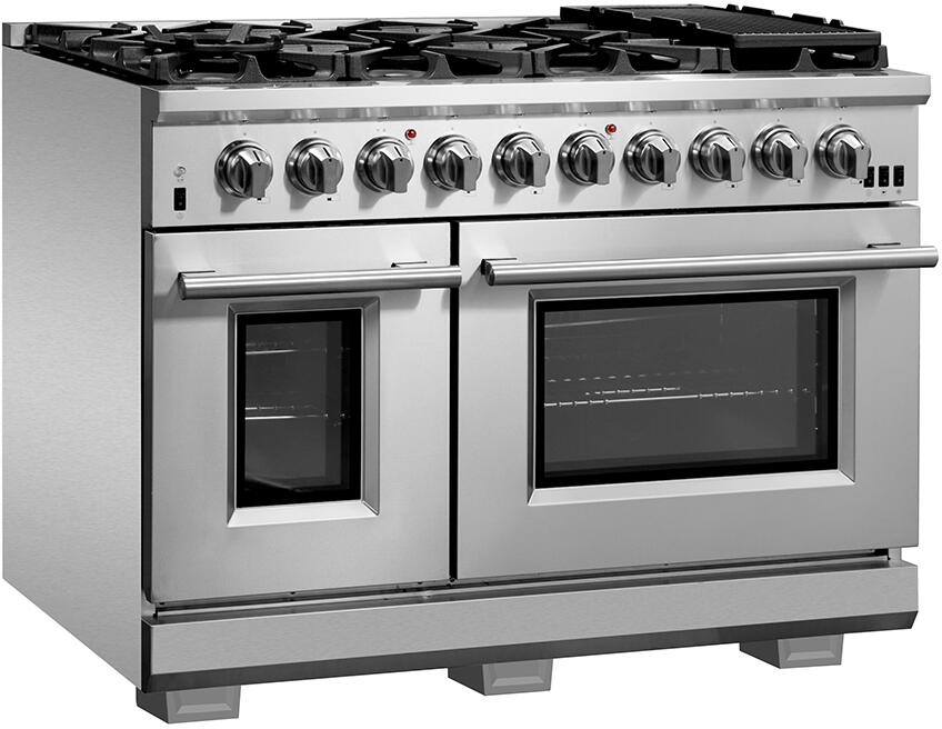 Forno Capriasca - 48 in. Professional Freestanding All Gas Range FFSGS6260 - 48 - Farmhouse Kitchen and Bath