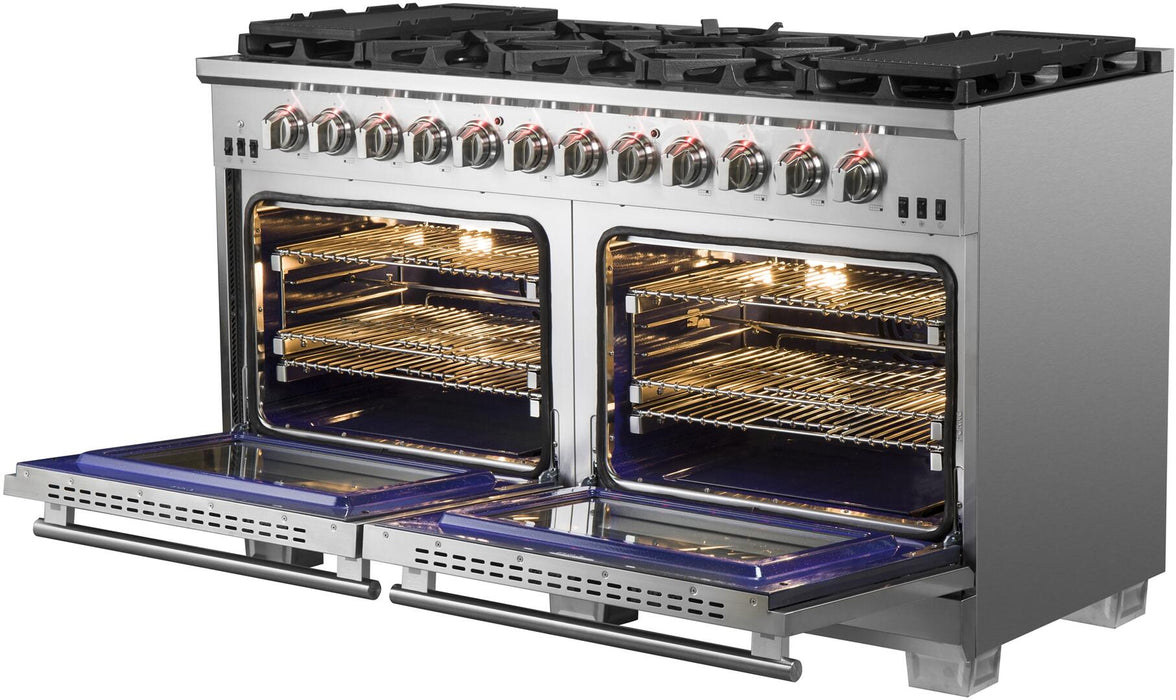 Forno Capriasca 60 " Freestanding All Gas Range FFSGS6260 - 60 - Farmhouse Kitchen and Bath