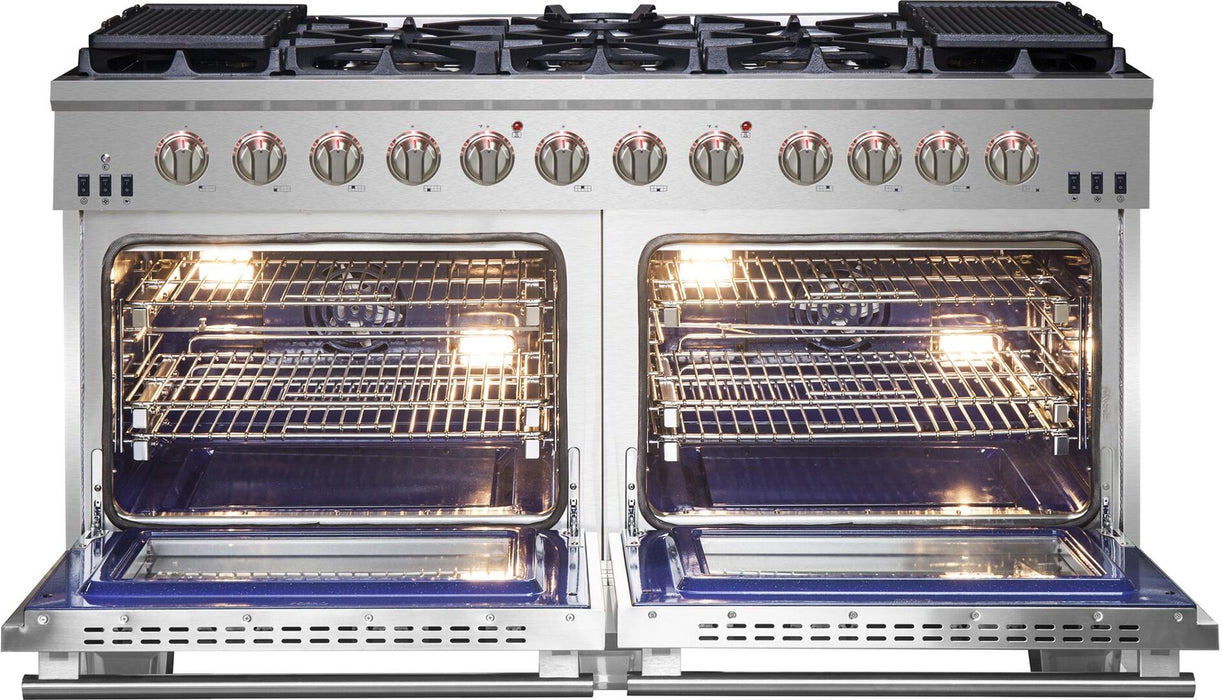 Forno Capriasca 60 " Freestanding All Gas Range FFSGS6260 - 60 - Farmhouse Kitchen and Bath