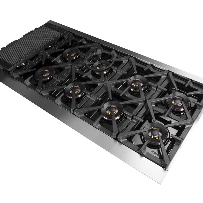 Forno Capriasca - 60 in. Professional Dual Fuel Freestanding Range, FFSGS6187 - 60 - Farmhouse Kitchen and Bath