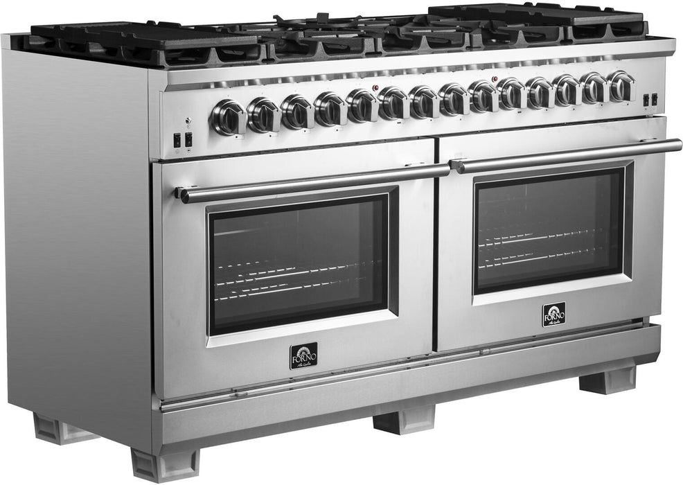 Forno Capriasca - 60 in. Professional Dual Fuel Freestanding Range, FFSGS6187 - 60 - Farmhouse Kitchen and Bath