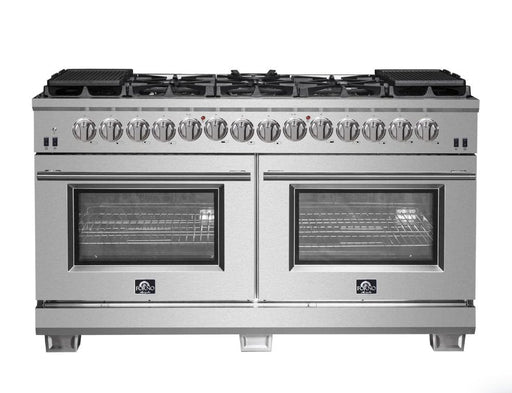 Forno Capriasca - 60 in. Professional Dual Fuel Freestanding Range, FFSGS6187 - 60 - Farmhouse Kitchen and Bath