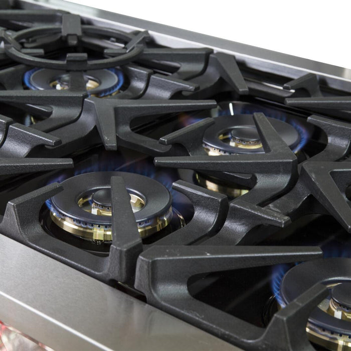 Forno Capriasca - 60 in. Professional Dual Fuel Freestanding Range, FFSGS6187 - 60 - Farmhouse Kitchen and Bath