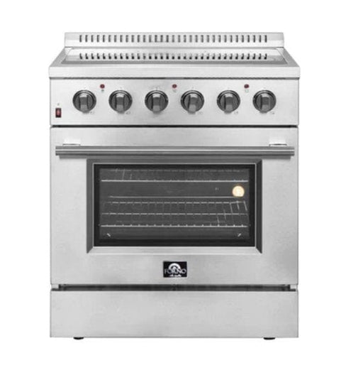 Forno Galiano 30" Electric Range, Convection Oven, Stainless Steel, FFSEL6083 - 30 - Farmhouse Kitchen and Bath