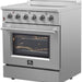 Forno Galiano 30" Electric Range, Convection Oven, Stainless Steel, FFSEL6083 - 30 - Farmhouse Kitchen and Bath