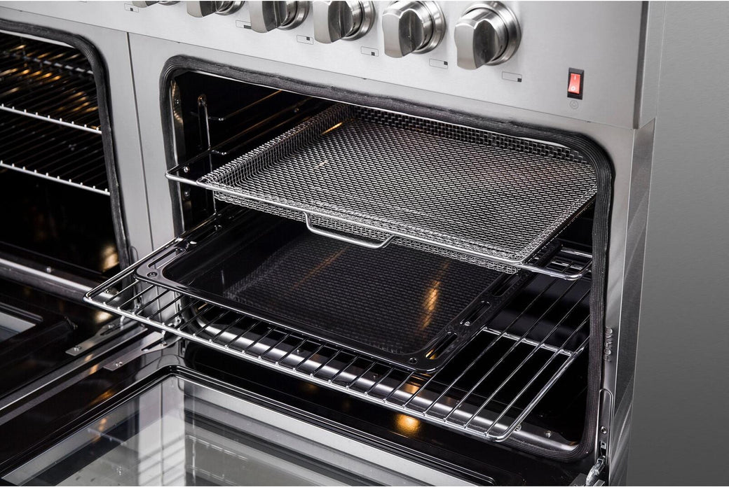 Forno Galiano - 60 in. Gold Professional Freestanding Dual Fuel Range, Stainless Steel FFSGS6156 - 60 - Farmhouse Kitchen and Bath