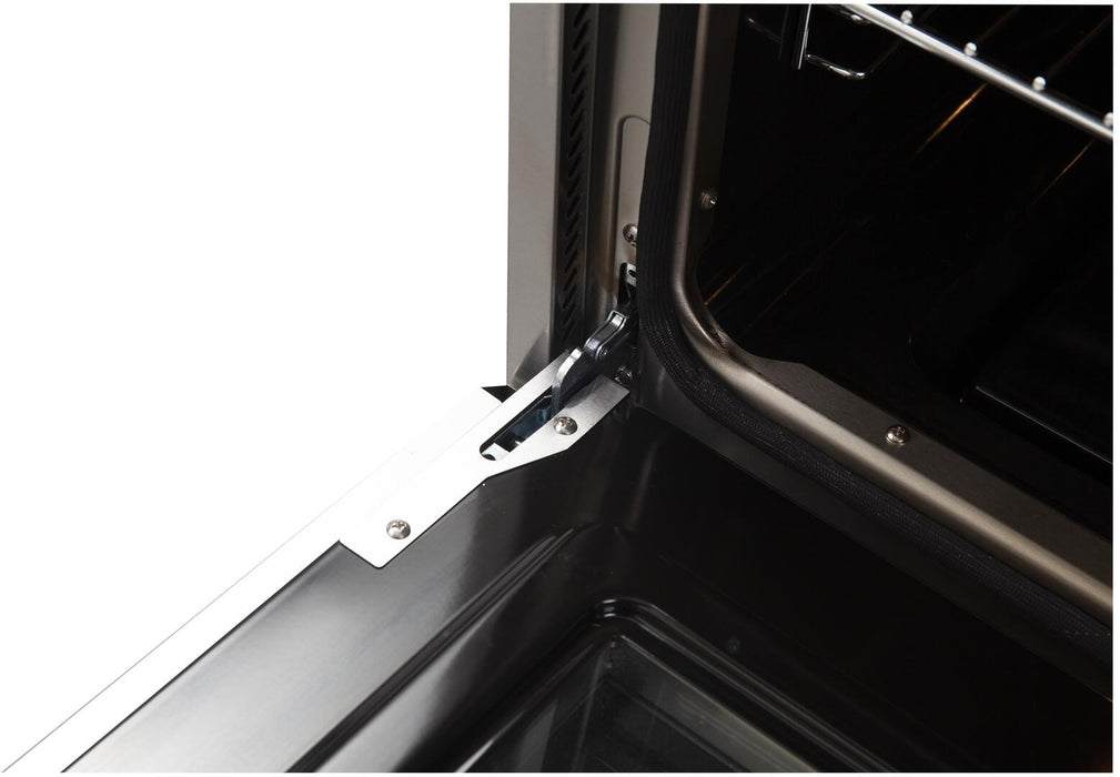 Forno Galiano Gold Professional - 36 in. 5.36 cu. ft. Freestanding Dual Fuel Range with Gas Stove and Electric Oven in Stainless Steel, FFSGS6156 - 36 - Farmhouse Kitchen and Bath