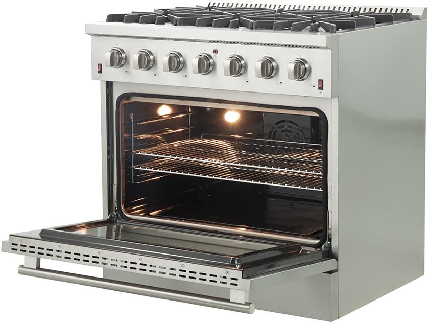 Forno Galiano Gold Professional - 36 inch 5.32 cu.ft. Freestanding All Gas Range, FFSGS6244 - 36 - Farmhouse Kitchen and Bath