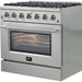 Forno Galiano Gold Professional - 36 inch 5.32 cu.ft. Freestanding All Gas Range, FFSGS6244 - 36 - Farmhouse Kitchen and Bath