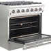 Forno Galiano Gold Professional - 36 inch 5.32 cu.ft. Freestanding All Gas Range, FFSGS6244 - 36 - Farmhouse Kitchen and Bath