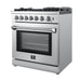 Forno Lazio – 30″ Dual Fuel Range • 5 Sealed Burner • Air Fryer and Griddle • FFSGS6196 - 30 - Farmhouse Kitchen and Bath