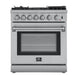 Forno Lazio – 30″ Dual Fuel Range • 5 Sealed Burner • Air Fryer and Griddle • FFSGS6196 - 30 - Farmhouse Kitchen and Bath