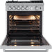 Forno Lazio - 30 in. All Gas Range with 5 Sealed Burner, Air Fryer Basket, and Griddle in Stainless Steel, FFSGS6276 - 30 - Farmhouse Kitchen and Bath