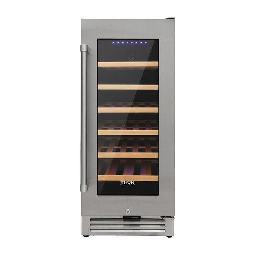 THOR 15" Single Zone Wine Cooler, 33 Wine Bottle Capacity, TWC1501 - Farmhouse Kitchen and Bath