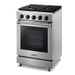 THOR 24" Freestanding Gas Range in Stainless Steel, LRG2401U - Farmhouse Kitchen and Bath