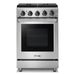 THOR 24" Freestanding Gas Range in Stainless Steel, LRG2401U - Farmhouse Kitchen and Bath