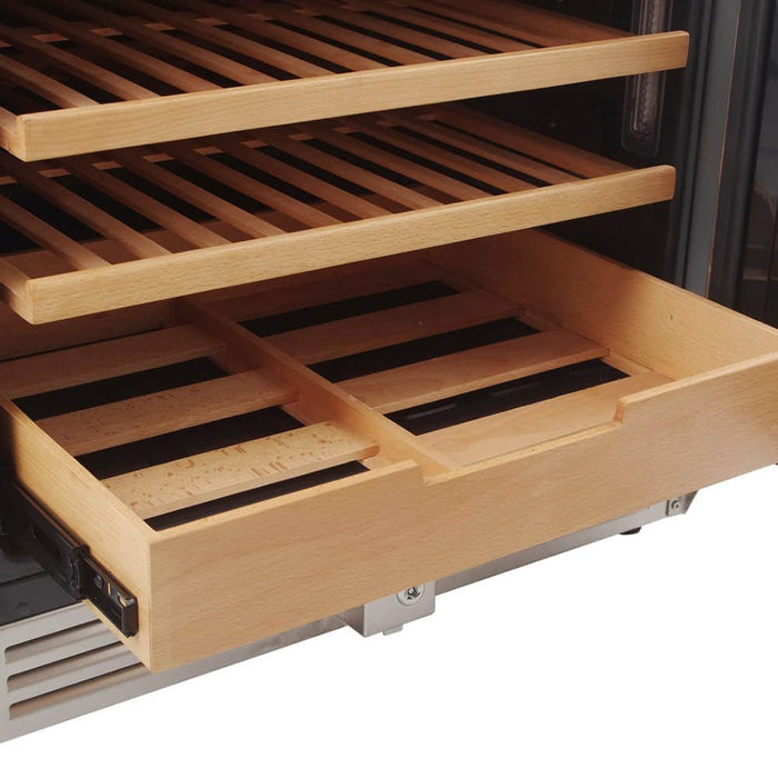 THOR 24 Inch Dual Zone Wine Cooler, 162 Wine Bottle Capacity TWC2403DI - Farmhouse Kitchen and Bath